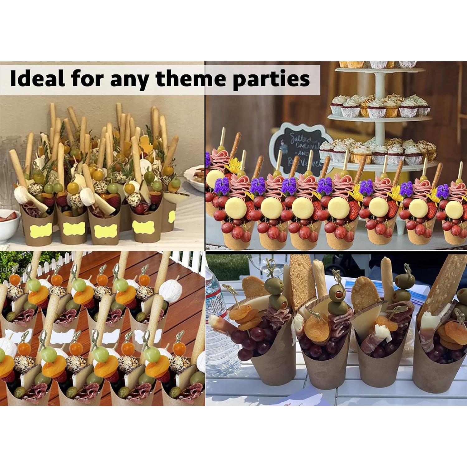 50 Pcs Fries Holder, 12oz Disposable Paper French Fry Cups Charcuterie Cups for all Occasions (12oz) 50 Pcs Fries Holder, 12oz Disposable Paper French Fry Cups Charcuterie Cups for all Occasions (12oz)