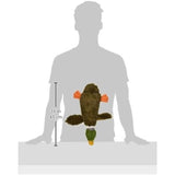 Brinquedos para cães 2 em 1 sem enchimento que fazem barulho com tecido macio e durável para animais de estimação pequenos, médios e grandes, sem enchimento para brincadeiras internas, comporta uma garrafa de plástico - 1 Wild Duck, médio