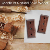 Suporte de parede para guitarra, pacote com 2 suportes para guitarra, suporte para ganchos de parede para guitarra com parafusos, suporte de parede para guitarra de madeira dura para violão elétrico acústico, baixo, banjo, bandolim