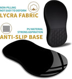 Mouse Pad Wrist Support with Massage Design, Wrist Rest Pain Relief Mousepad with Memory Foam&Non-Slip Base, Mouse Pads for Wireless Mouse & Desk (12x8 inch,Black)