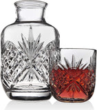 Bedside Night Carafe - Cup and Bottle to Keep Next To Your Bed for a Handy Midnight Drink, 16oz