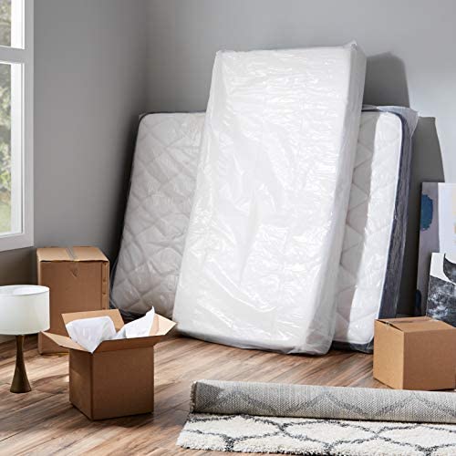 Moving and Storage Mattress Bag, Queen, 4 Mil, 1 Count, White, 80"L X 60"W X 10"H Moving and Storage Mattress Bag, Queen, 4 Mil, 1 Count, White, 80"L X 60"W X 10"H