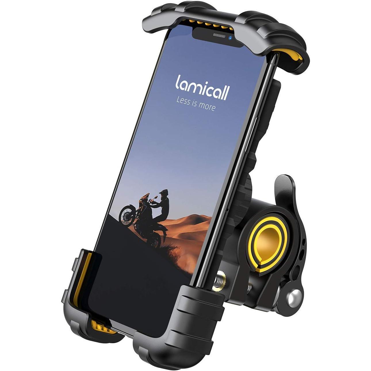Bike Phone Holder, Motorcycle Phone Mount - Motorcycle Handlebar Cell Phone Clamp, Scooter Phone Clip for 15 Pro Max/Plus, 14 Pro Max, S9, S10 and More 4.7" to 6.8" Smartphones Bike Phone Holder, Motorcycle Phone Mount - Motorcycle Handlebar Cell Phone Clamp, Scooter Phone Clip for 15 Pro Max/Plus, 14 Pro Max, S9, S10 and More 4.7" to 6.8" Smartphones