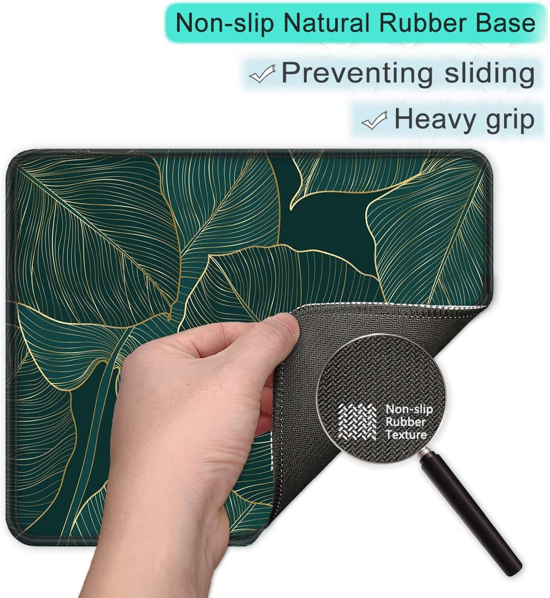 Mouse Pad with Non-Slip Rubber Base, Stitched Edge, Premium-Textured, Waterproof Gaming Mouse Pad for Wireless Mouse, Computers, Laptop, Office, 10.2×8.3 in Mouse Pad with Non-Slip Rubber Base, Stitched Edge, Premium-Textured, Waterproof Gaming Mouse Pad for Wireless Mouse, Computers, Laptop, Office, 10.2×8.3 in