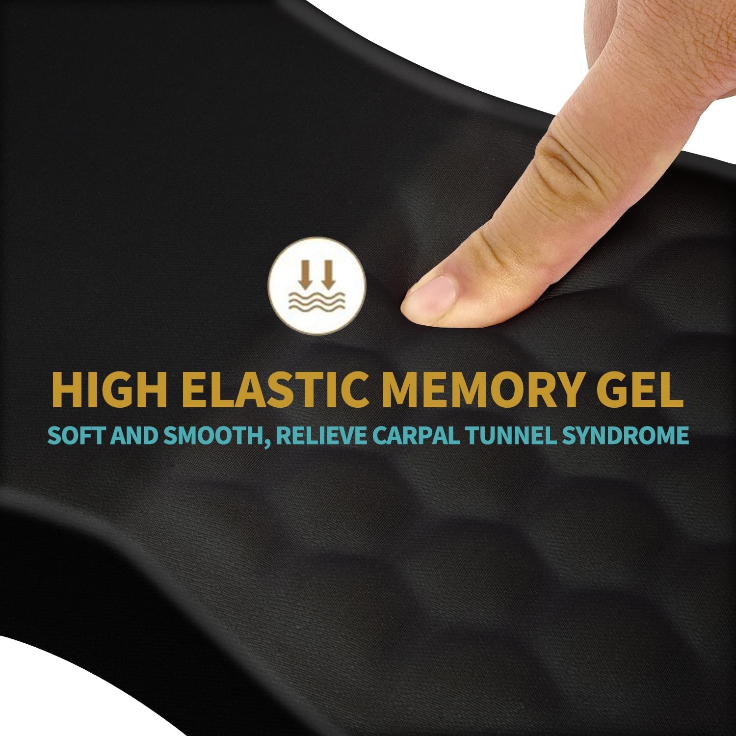 Mouse Pad Wrist Support with Massage Design, Wrist Rest Pain Relief Mousepad with Memory Foam&Non-Slip Base, Mouse Pads for Wireless Mouse & Desk (12x8 inch,Black) Mouse Pad Wrist Support with Massage Design, Wrist Rest Pain Relief Mousepad with Memory Foam&Non-Slip Base, Mouse Pads for Wireless Mouse & Desk (12x8 inch,Black)