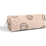 Smile Pencil Pen Case Office College School Large Storage High Capacity Bag Pouch Holder Box Organizer Makeup Pouch Bag Cosmetic Bag