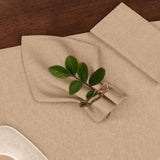 Conjunto de 12 guardanapos de pano, 18x18 guardanapos reutilizáveis, guardanapos de mesa laváveis, macios e duráveis, guardanapos de jantar de polialgodão Chambray para festas, Natal, Ação de Graças, casamentos - Areia 
