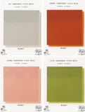 Transparent Sticky Notes, Set of 4 Pads 3''x3” Clear Sticky Tabs, Translucent Page Flags, Planner Accessories