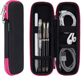 Small Pencil Case Holder for Pencils,Hard Pen Case for Executive Fountain Pens,Ballpoint Pens-Black
