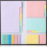 Conjunto de notas adesivas, pacote com 410 unidades, material escolar e de escritório, separadores de notas adesivas para planejador, notas de livro 