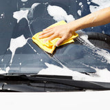 Microfiber Cleaning Cloth, Non-Abrasive, Reusable and Washable, Pack of 24, Blue/White/Yellow, 16" x 12"