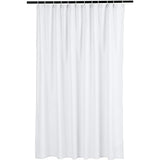 Cortina de chuveiro de microfibra supermacia e fácil de cuidar, leve, com textura de waffle, 72" x 72", branca 
