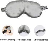 Sleep Mask 4 Pack Silk Eye Cover Soft Satin Blindfold Elastic Strap Night Eyeshade Travel Nap for Women Men