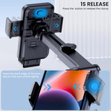 Phone Holder Car Mount for iPhone[Powerful Suction]Phone Mount for Car Dashboard Windshield Air Vent Universal Accessories[Thick Cases Friendly]Automobile Cell Phone Holder Fit Smartphone
