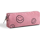 Smile Pencil Pen Case Office College School Large Storage High Capacity Bag Pouch Holder Box Organizer Makeup Pouch Bag Cosmetic Bag