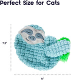 Pillow Snoozin' Sloth Soothing Plush Cat Toy