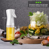 Pulverizador de óleo para cozinhar - 200ml Vidro Azeite de oliva Pulverizador Mister, Garrafa de spray de azeite, Utensílios de cozinha Acessórios para Air Fryer, Óleo de canola Spritzer, Amplamente utilizado para fazer salada, assar, fritar, churrasco4 