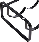 Suporte para vinho empilhável de mesa, preto 