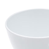 Round Melamine Bowl, 8 oz, White, 6 Piece Set