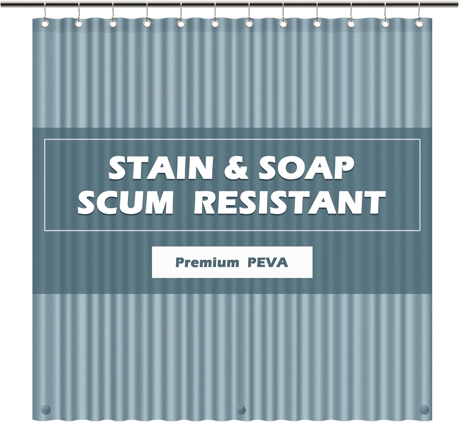 Paradigms Interiors Clear Shower Curtain Liner Light Weight PEVA, Shower Liner 72x72 Inches, Waterproof, No Chemical Smell with 12 Rust Proof Metal Grommets Holes for Bathroom Shower Curtain