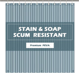Paradigms Interiors Clear Shower Curtain Liner Light Weight PEVA, Shower Liner 72x72 Inches, Waterproof, No Chemical Smell with 12 Rust Proof Metal Grommets Holes for Bathroom Shower Curtain