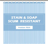 Paradigms Interiors Clear Shower Curtain Liner Light Weight PEVA, Shower Liner 72x72 Inches, Waterproof, No Chemical Smell with 12 Rust Proof Metal Grommets Holes for Bathroom Shower Curtain
