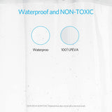 Paradigms Interiors Clear Shower Curtain Liner Light Weight PEVA, Shower Liner 72x72 Inches, Waterproof, No Chemical Smell with 12 Rust Proof Metal Grommets Holes for Bathroom Shower Curtain