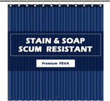 Paradigms Interiors Clear Shower Curtain Liner Light Weight PEVA, Shower Liner 72x72 Inches, Waterproof, No Chemical Smell with 12 Rust Proof Metal Grommets Holes for Bathroom Shower Curtain