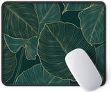 Mouse Pad com base de borracha antiderrapante, borda costurada, textura premium, mouse pad para jogos à prova d'água para mouse sem fio, computadores, laptop, escritório, 10,2 x 8,3 pol. 