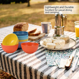 Unbreakable Cereal Bowls 24 OZ Microwave and Dishwasher Safe BPA Free Bowl Dessert Bowls for Serving Soup, Oatmeal, Pasta and Salad [Set of 6]