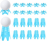 Plastic Golf Tees, 20Pcs Golf Simulator Tees for Home, Outdoor Indoor Golf Tees Simulator Practice Training, Golf Mat Tees for Winter Turf and Driving Range, Pack of 10 Tall & 10 Small