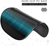 Mouse Pad com suporte de pulso em gel, mousepad confortável com superfície lisa para descanso de pulso e base antiderrapante para alívio da dor, computador, laptop, escritório e casa, 9,4 x 8,1 pol. 