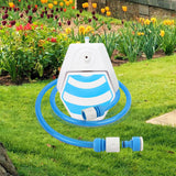 Fonte de água potável para cães ao ar livre, aspersor para cães, pedal de água para cães ativado por pata, fonte de água para cães ao ar livre