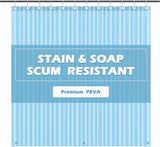 Paradigms Interiors Clear Shower Curtain Liner Light Weight PEVA, Shower Liner 72x72 Inches, Waterproof, No Chemical Smell with 12 Rust Proof Metal Grommets Holes for Bathroom Shower Curtain