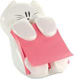 Pop-up Note Dispenser, Cat design, 3x3 in, 1 Dispenser/Pack