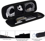 Small Pencil Case Holder for Pencils,Hard Pen Case for Executive Fountain Pens,Ballpoint Pens-Black