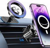 Suporte de telefone para carro para Magsafe, 20 ímãs fortes, suporte magnético para telefone para painel do carro, rotação de 360° mãos livres Mag Safe Phone Mount para painel do carro Fit 15 14 13 12 Pro Max Plus MagSafe Case 