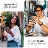 Soft Phone Case for 15 Pro, Silicone Upgraded [Camera Protection] Phone Case with [2 Screen Protectors], Soft Anti-Scratch Microfiber Lining Inside