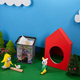 Porta-canetas para mesa, porta-lápis de malha de arame para organizador de mesa para material de escritório 