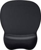 Mouse Pad com suporte de pulso em gel, mousepad confortável com superfície lisa para descanso de pulso e base antiderrapante para alívio da dor, computador, laptop, escritório e casa, 9,4 x 8,1 pol. 