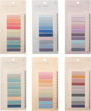 Sticky Tabs 1200 Pcs Sticky Book Tabs Colorful Annotation Tabs, Writable Transparent Sticky Notes Page Sticky Notes for School Supplies and Office Supplies (6 Sheets)