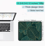 Mouse Pad com base de borracha antiderrapante, borda costurada, textura premium, mouse pad para jogos à prova d'água para mouse sem fio, computadores, laptop, escritório, 10,2 x 8,3 pol. 