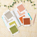 Transparent Sticky Notes, Set of 4 Pads 3''x3” Clear Sticky Tabs, Translucent Page Flags, Planner Accessories