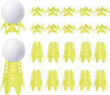 Plastic Golf Tees, 20Pcs Golf Simulator Tees for Home, Outdoor Indoor Golf Tees Simulator Practice Training, Golf Mat Tees for Winter Turf and Driving Range, Pack of 10 Tall & 10 Small