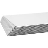 White Quarter Cake Sheet 13.75” x 9.75” Cake Board Sturdy Rectangle Greaseproof Pad Full 15 Pk Boards (15, White)