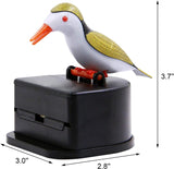 Little bird toothpick dispenser, creative push-type toothpick bird dispenser, toothpick holder. (black)