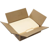 Pastas de arquivo Pendaflex, tamanho carta, 8-1/2" x 11", Manila clássico, abas cortadas em 1/3 nas posições esquerda, direita e central, por caixa 