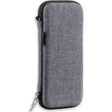 Upgraded Hard Pencil Case Box for Adluts,Durable Pen Carrying Case with Zipper-Black