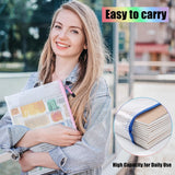 10pcs Mesh Zipper Pouch Zipper Bags, A3 Size 16.9x12.4 Inches Large Storage Bags for Organizing, 10 Colors Puzzle Bag Zipper File Bags for Office Supplies