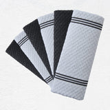 Premium Kitchen Towels – Pack of 6, Cotton 15x25 Inches Absorbent Dish Towels - Tea Towels- Terry Kitchen Dishcloth Towels- Grey Dish Cloth for Household Cleaning